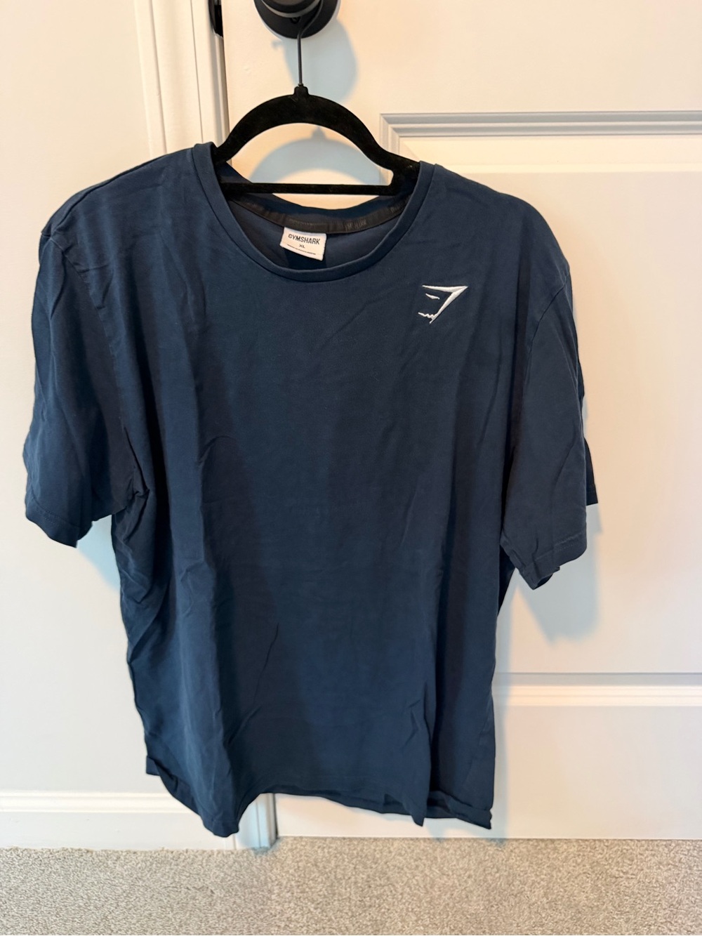 Gymshark Navy Blue Short Sleeve Crew Tee XL